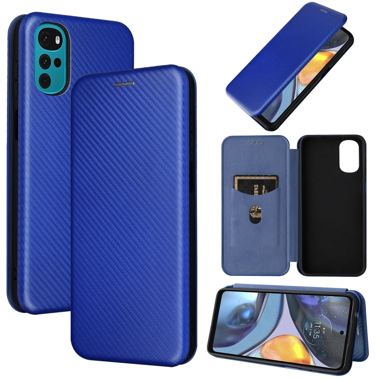 Carbon Fiber Texture Magnetic Horizontal Flip Leather Phone Case, For Samsung Galaxy S22 Ultra 5G, For OnePlus Nord CE 2 5G, For Xiaomi Poco X4 Pro 5G, For Motorola Moto G22, For TCL 30 5G / 30+