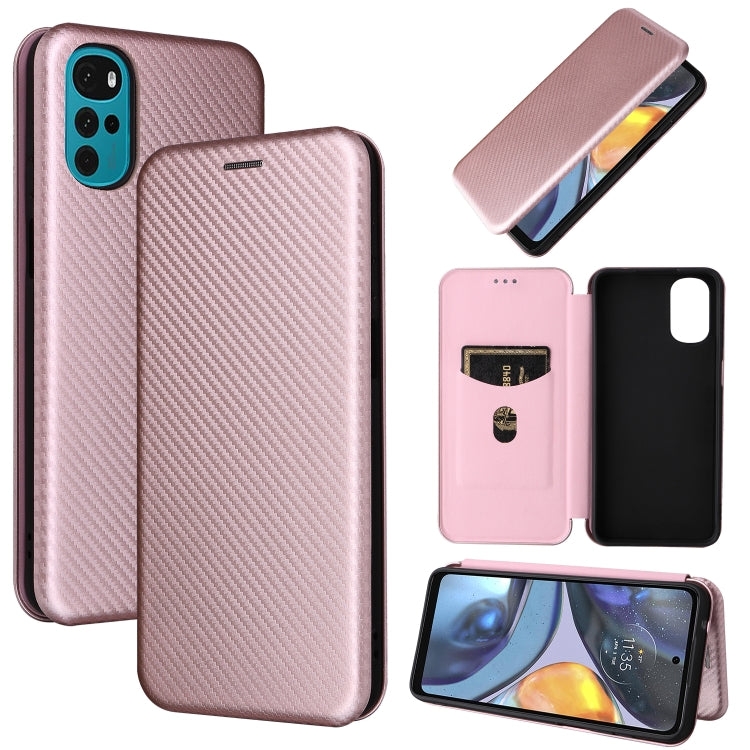 Carbon Fiber Texture Magnetic Horizontal Flip Leather Phone Case, For Samsung Galaxy S22 Ultra 5G, For OnePlus Nord CE 2 5G, For Xiaomi Poco X4 Pro 5G, For Motorola Moto G22, For TCL 30 5G / 30+