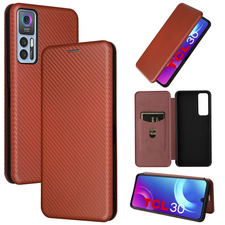 Carbon Fiber Texture Magnetic Horizontal Flip Leather Phone Case, For Samsung Galaxy S22 Ultra 5G, For OnePlus Nord CE 2 5G, For Xiaomi Poco X4 Pro 5G, For Motorola Moto G22, For TCL 30 5G / 30+