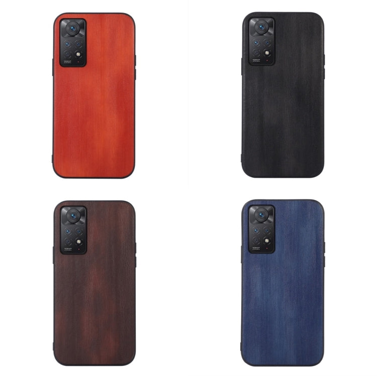 Yellow Cow Texture PU Phone Case, For Xiaomi Redmi Note 11 Pro Global, For Samsung Galaxy A23 4G, For Samsung Galaxy A33 5G, For Samsung Galaxy A53 5G, For Samsung Galaxy A73 5G