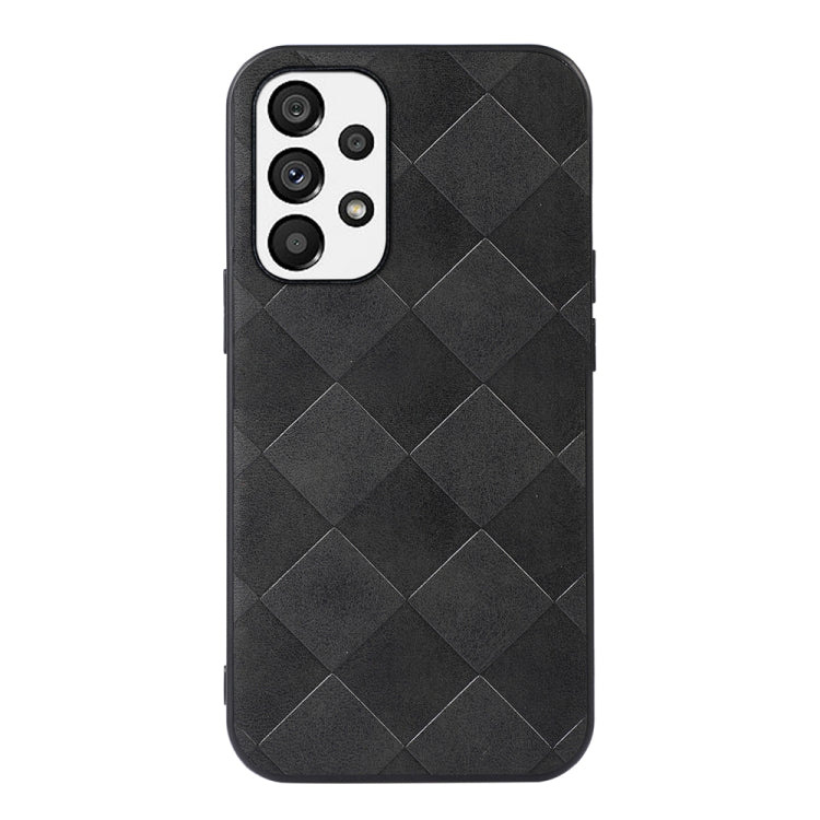 Weave Plaid PU Phone Case, For Xiaomi Redmi Note 11 Pro Global, For Samsung Galaxy A23 4G, For Samsung Galaxy A33 5G, For Samsung Galaxy A53 5G, For Samsung Galaxy A73 5G