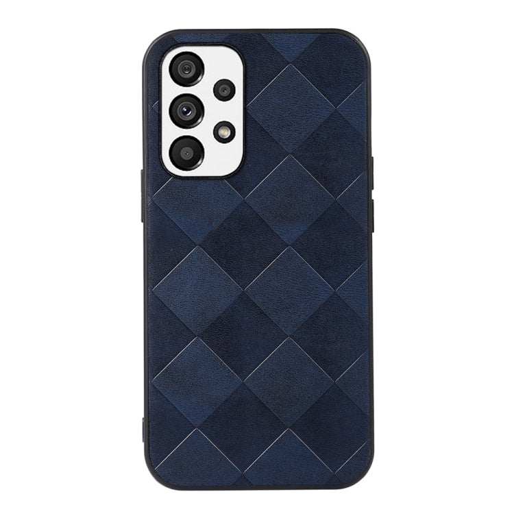 Weave Plaid PU Phone Case, For Xiaomi Redmi Note 11 Pro Global, For Samsung Galaxy A23 4G, For Samsung Galaxy A33 5G, For Samsung Galaxy A53 5G, For Samsung Galaxy A73 5G