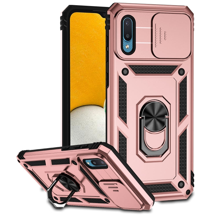 Sliding Camshield Holder Phone Case, For Samsung Galaxy A02, For Samsung Galaxy A02s / A03s 166mm, For Samsung Galaxy A12, For Samsung Galaxy A13 5G, For Samsung Galaxy A22 4G, For Samsung Galaxy A22 5G, For Samsung Galaxy A23