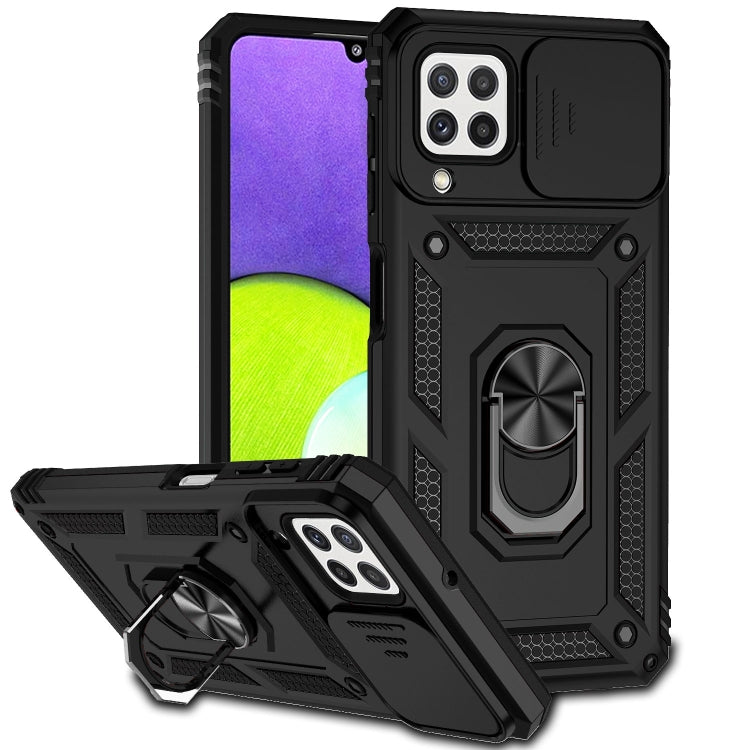 Sliding Camshield Holder Phone Case, For Samsung Galaxy A02, For Samsung Galaxy A02s / A03s 166mm, For Samsung Galaxy A12, For Samsung Galaxy A13 5G, For Samsung Galaxy A22 4G, For Samsung Galaxy A22 5G, For Samsung Galaxy A23
