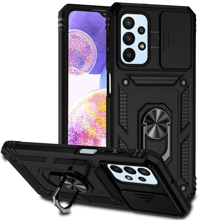 Sliding Camshield Holder Phone Case, For Samsung Galaxy A02, For Samsung Galaxy A02s / A03s 166mm, For Samsung Galaxy A12, For Samsung Galaxy A13 5G, For Samsung Galaxy A22 4G, For Samsung Galaxy A22 5G, For Samsung Galaxy A23