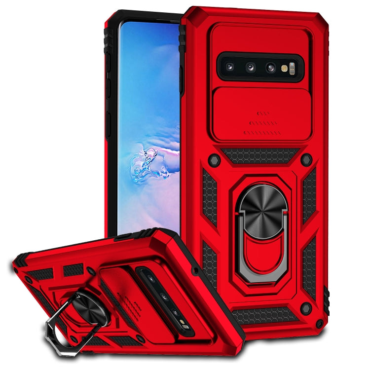 Sliding Camshield Holder Phone Case, For Samsung Galaxy S10, For Samsung Galaxy S10+, For Samsung Galaxy S20 FE, For Samsung Galaxy S21 5G, For Samsung Galaxy S21 FE 5G, For Samsung Galaxy S21+ 5G