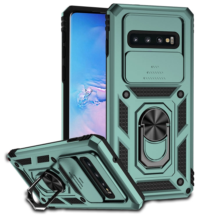 Sliding Camshield Holder Phone Case, For Samsung Galaxy S10, For Samsung Galaxy S10+, For Samsung Galaxy S20 FE, For Samsung Galaxy S21 5G, For Samsung Galaxy S21 FE 5G, For Samsung Galaxy S21+ 5G
