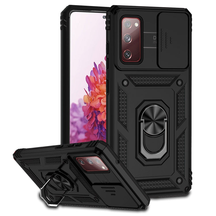 Sliding Camshield Holder Phone Case, For Samsung Galaxy S10, For Samsung Galaxy S10+, For Samsung Galaxy S20 FE, For Samsung Galaxy S21 5G, For Samsung Galaxy S21 FE 5G, For Samsung Galaxy S21+ 5G
