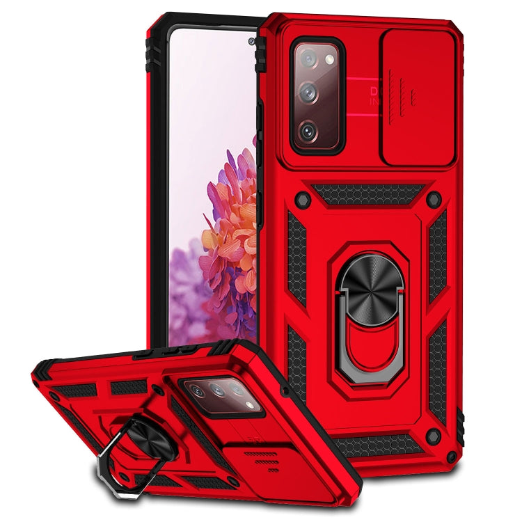 Sliding Camshield Holder Phone Case, For Samsung Galaxy S10, For Samsung Galaxy S10+, For Samsung Galaxy S20 FE, For Samsung Galaxy S21 5G, For Samsung Galaxy S21 FE 5G, For Samsung Galaxy S21+ 5G