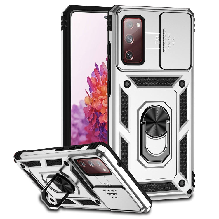 Sliding Camshield Holder Phone Case, For Samsung Galaxy S10, For Samsung Galaxy S10+, For Samsung Galaxy S20 FE, For Samsung Galaxy S21 5G, For Samsung Galaxy S21 FE 5G, For Samsung Galaxy S21+ 5G