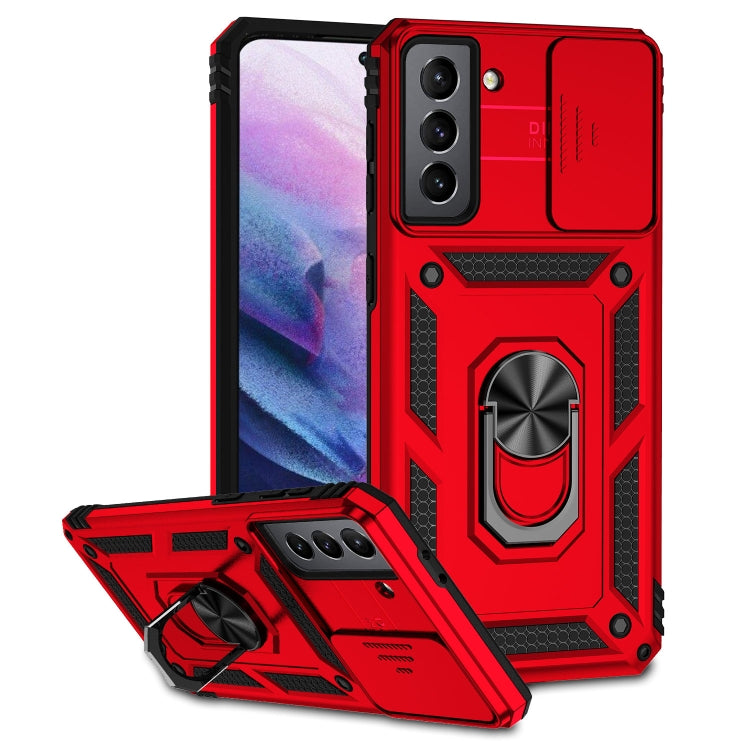 Sliding Camshield Holder Phone Case, For Samsung Galaxy S10, For Samsung Galaxy S10+, For Samsung Galaxy S20 FE, For Samsung Galaxy S21 5G, For Samsung Galaxy S21 FE 5G, For Samsung Galaxy S21+ 5G