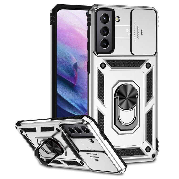 Sliding Camshield Holder Phone Case, For Samsung Galaxy S10, For Samsung Galaxy S10+, For Samsung Galaxy S20 FE, For Samsung Galaxy S21 5G, For Samsung Galaxy S21 FE 5G, For Samsung Galaxy S21+ 5G