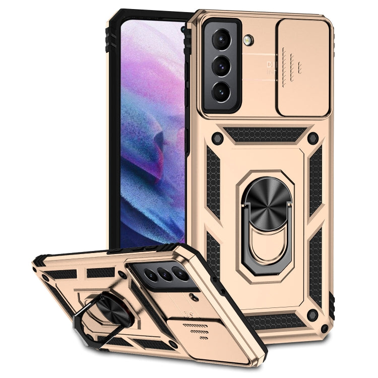Sliding Camshield Holder Phone Case, For Samsung Galaxy S10, For Samsung Galaxy S10+, For Samsung Galaxy S20 FE, For Samsung Galaxy S21 5G, For Samsung Galaxy S21 FE 5G, For Samsung Galaxy S21+ 5G