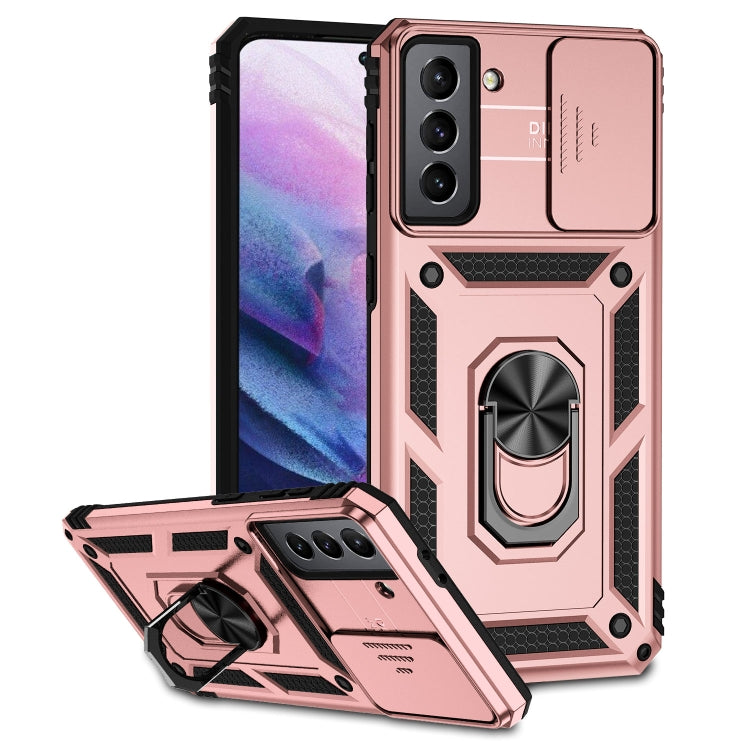 Sliding Camshield Holder Phone Case, For Samsung Galaxy S10, For Samsung Galaxy S10+, For Samsung Galaxy S20 FE, For Samsung Galaxy S21 5G, For Samsung Galaxy S21 FE 5G, For Samsung Galaxy S21+ 5G