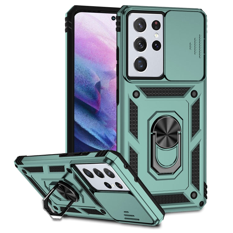 Sliding Camshield Holder Phone Case, For Samsung Galaxy S21 Ultra 5G