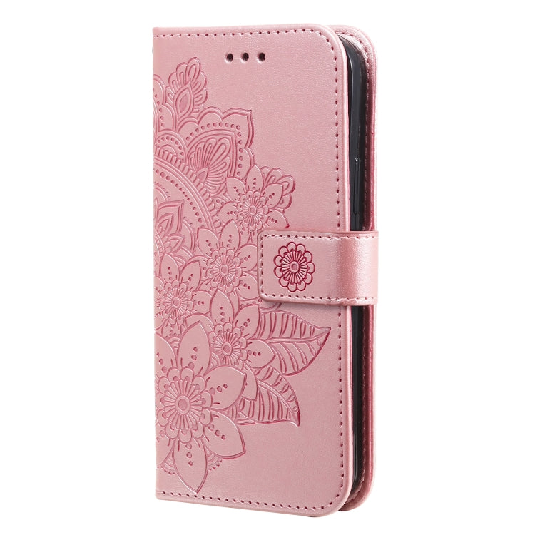 7-petal Flowers Embossing Pattern Horizontal Flip Leather Case, For Xiaomi Redmi Note 11 4G(Global), For Xiaomi Redmi Note 11 Pro 4G, For OPPO Realme 9i / A36 4G / A76 4G(Global), For OPPO Realme 9 Pro+, For OPPO Realme GT2 Pro�������������������������...