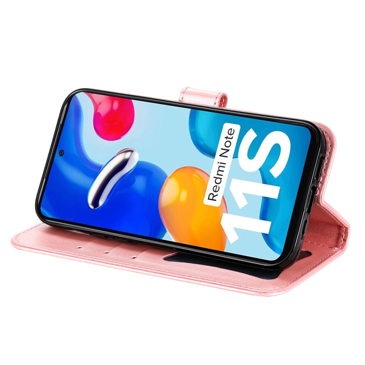 7-petal Flowers Embossing Pattern Horizontal Flip Leather Case, For Xiaomi Redmi Note 11 4G(Global), For Xiaomi Redmi Note 11 Pro 4G, For OPPO Realme 9i / A36 4G / A76 4G(Global), For OPPO Realme 9 Pro+, For OPPO Realme GT2 Pro�������������������������...