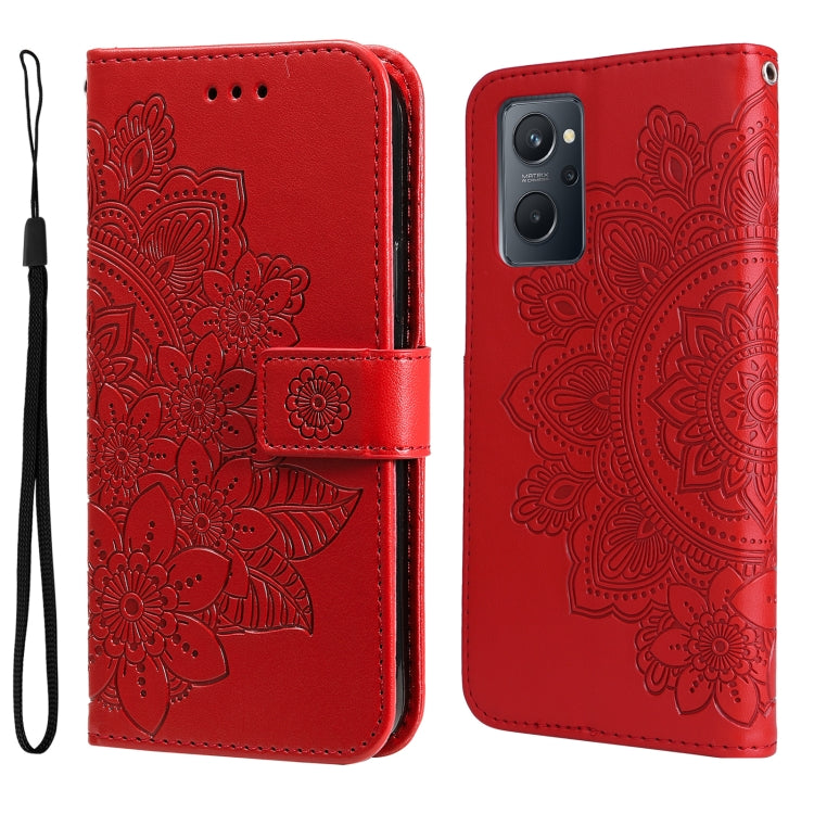 7-petal Flowers Embossing Pattern Horizontal Flip Leather Case, For Xiaomi Redmi Note 11 4G(Global), For Xiaomi Redmi Note 11 Pro 4G, For OPPO Realme 9i / A36 4G / A76 4G(Global), For OPPO Realme 9 Pro+, For OPPO Realme GT2 Pro�������������������������...