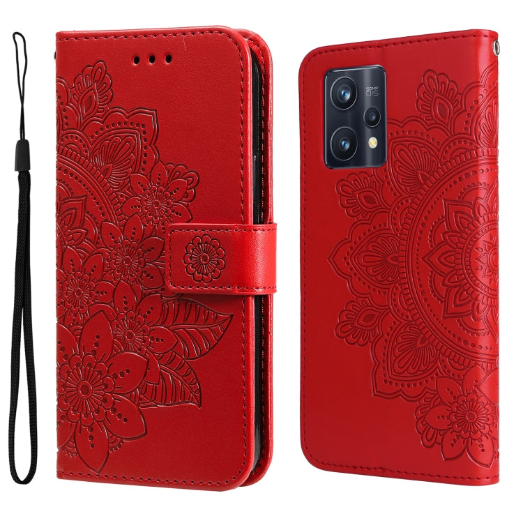7-petal Flowers Embossing Pattern Horizontal Flip Leather Case, For Xiaomi Redmi Note 11 4G(Global), For Xiaomi Redmi Note 11 Pro 4G, For OPPO Realme 9i / A36 4G / A76 4G(Global), For OPPO Realme 9 Pro+, For OPPO Realme GT2 Pro�������������������������...
