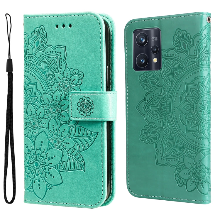 7-petal Flowers Embossing Pattern Horizontal Flip Leather Case, For Xiaomi Redmi Note 11 4G(Global), For Xiaomi Redmi Note 11 Pro 4G, For OPPO Realme 9i / A36 4G / A76 4G(Global), For OPPO Realme 9 Pro+, For OPPO Realme GT2 Pro�������������������������...