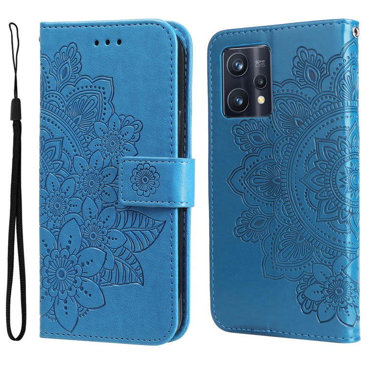 7-petal Flowers Embossing Pattern Horizontal Flip Leather Case, For Xiaomi Redmi Note 11 4G(Global), For Xiaomi Redmi Note 11 Pro 4G, For OPPO Realme 9i / A36 4G / A76 4G(Global), For OPPO Realme 9 Pro+, For OPPO Realme GT2 Pro�������������������������...