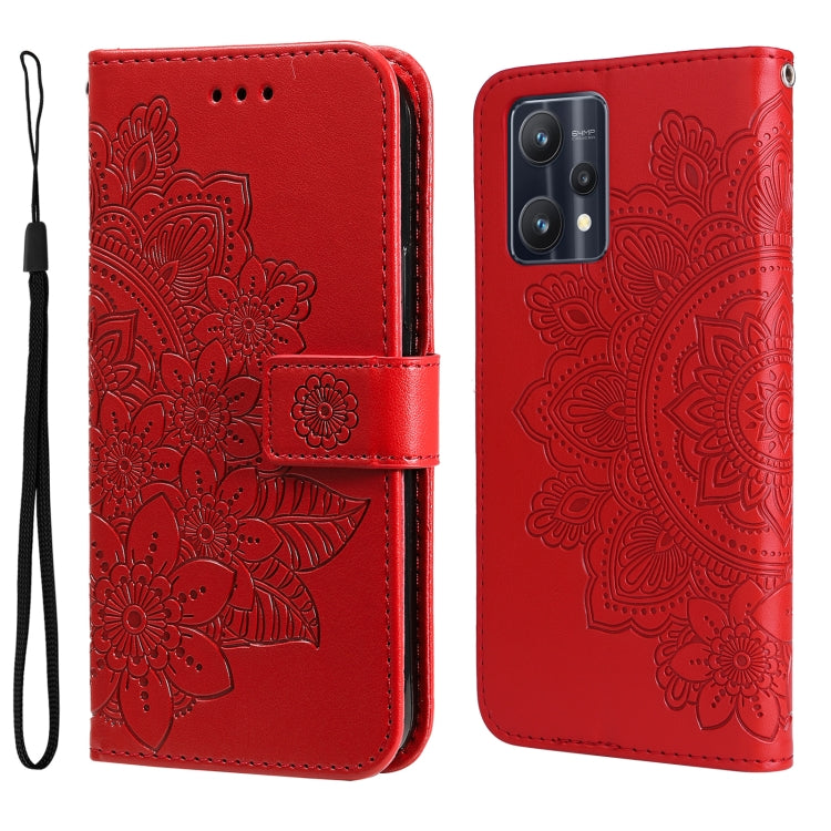 7-petal Flowers Embossing Pattern Horizontal Flip Leather Case, For Xiaomi Redmi Note 11 4G(Global), For Xiaomi Redmi Note 11 Pro 4G, For OPPO Realme 9i / A36 4G / A76 4G(Global), For OPPO Realme 9 Pro+, For OPPO Realme GT2 Pro�������������������������...