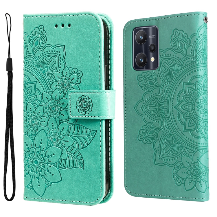 7-petal Flowers Embossing Pattern Horizontal Flip Leather Case, For Xiaomi Redmi Note 11 4G(Global), For Xiaomi Redmi Note 11 Pro 4G, For OPPO Realme 9i / A36 4G / A76 4G(Global), For OPPO Realme 9 Pro+, For OPPO Realme GT2 Pro�������������������������...