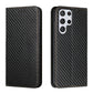 Carbon Fiber Texture Flip Holder Leather Phone Case, For Samsung Galaxy A13 5G, For Samsung Galaxy A33 5G, For Samsung Galaxy A53, For Samsung Galaxy S22 Ultra 5G, For Samsung Galaxy S22 5G, For Samsung Galaxy S22+ 5G, For OPPO A16, For vivo Y21