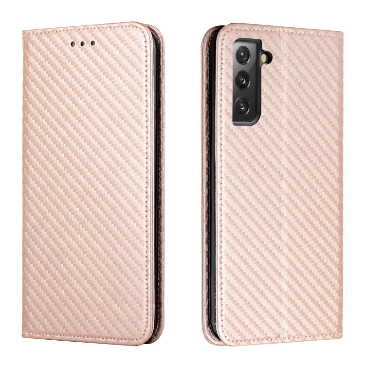 Carbon Fiber Texture Flip Holder Leather Phone Case, For Samsung Galaxy A13 5G, For Samsung Galaxy A33 5G, For Samsung Galaxy A53, For Samsung Galaxy S22 Ultra 5G, For Samsung Galaxy S22 5G, For Samsung Galaxy S22+ 5G, For OPPO A16, For vivo Y21