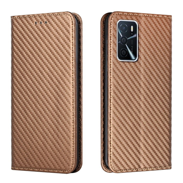 Carbon Fiber Texture Flip Holder Leather Phone Case, For Samsung Galaxy A13 5G, For Samsung Galaxy A33 5G, For Samsung Galaxy A53, For Samsung Galaxy S22 Ultra 5G, For Samsung Galaxy S22 5G, For Samsung Galaxy S22+ 5G, For OPPO A16, For vivo Y21