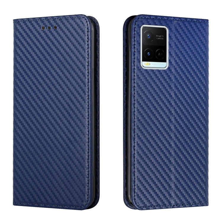Carbon Fiber Texture Flip Holder Leather Phone Case, For Samsung Galaxy A13 5G, For Samsung Galaxy A33 5G, For Samsung Galaxy A53, For Samsung Galaxy S22 Ultra 5G, For Samsung Galaxy S22 5G, For Samsung Galaxy S22+ 5G, For OPPO A16, For vivo Y21