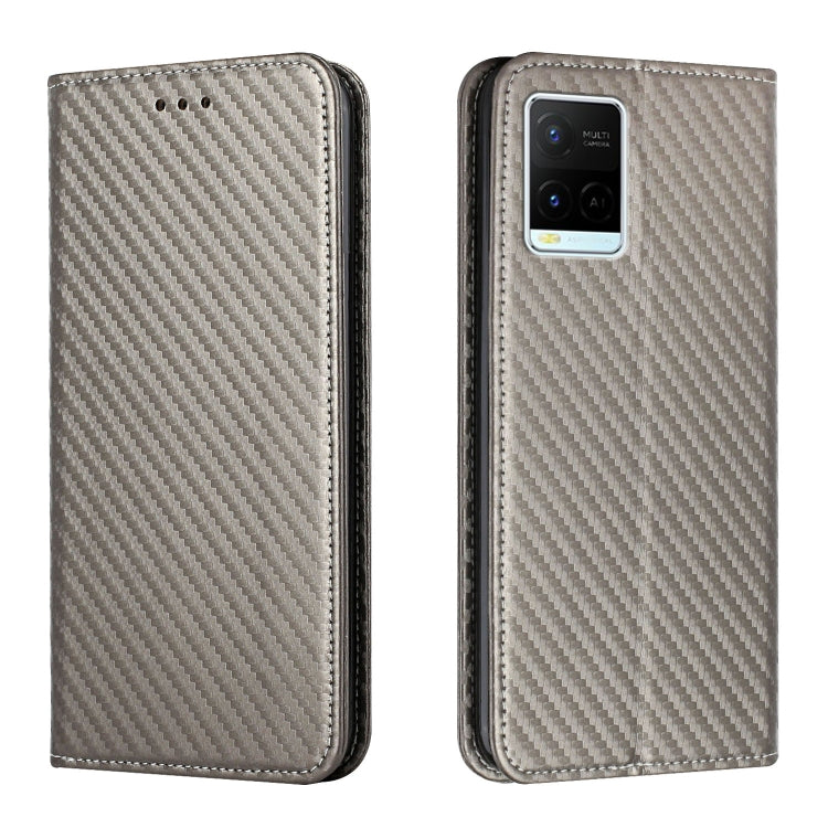 Carbon Fiber Texture Flip Holder Leather Phone Case, For Samsung Galaxy A13 5G, For Samsung Galaxy A33 5G, For Samsung Galaxy A53, For Samsung Galaxy S22 Ultra 5G, For Samsung Galaxy S22 5G, For Samsung Galaxy S22+ 5G, For OPPO A16, For vivo Y21