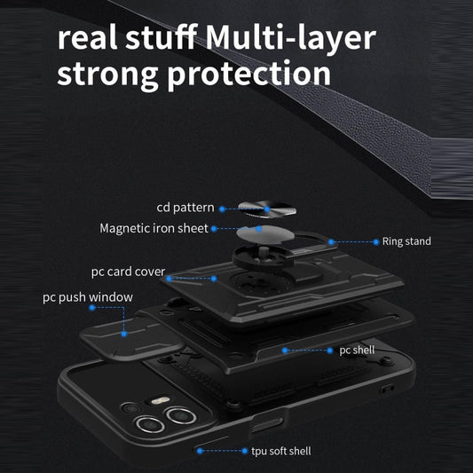 Sliding Camshield Card Phone Case, For Motorola Edge 20 Lite, For Samsung Galaxy A13 4G