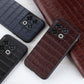 Accurate Hole Crocodile Texture Genuine Leather Phone Case, For OnePlus 10 Pro Accurate Hole, For Google Pixel 7, For Google Pixel 7 Pro, For Samsung Galaxy A73 5G