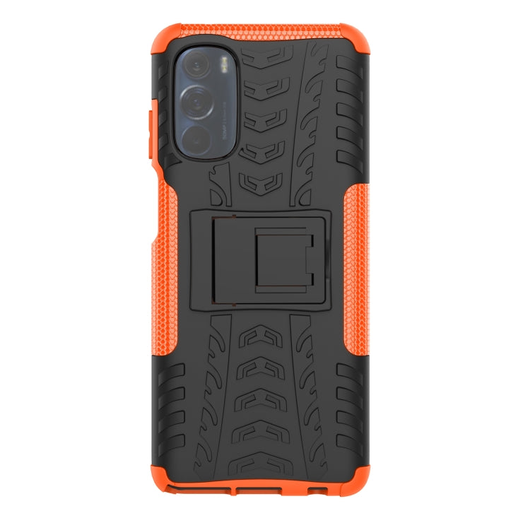 Tire Texture TPU + PC Phone Case with Holder, For Motorola Moto G Stylus 2022 4G, For Samsung Galaxy A03S 2022 165.8mm US