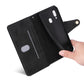 Rivet Buckle 9 Cards Three Fold Leather Phone Case