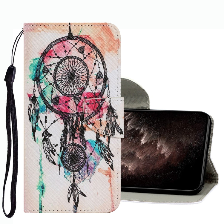 Coloured Drawing Pattern Leather Phone Case