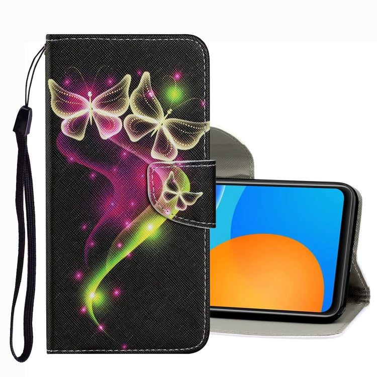 Coloured Drawing Pattern Leather Phone Case