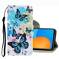 Coloured Drawing Pattern Leather Phone Case
