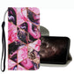 Coloured Drawing Pattern Leather Phone Case