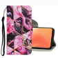 Coloured Drawing Pattern Leather Phone Case