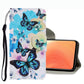 Coloured Drawing Pattern Leather Phone Case