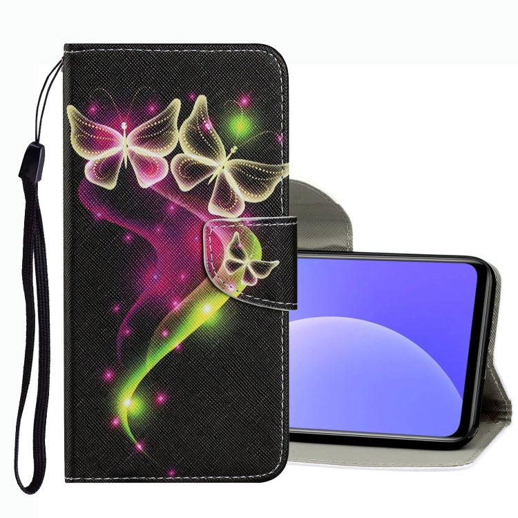 Coloured Drawing Pattern Leather Phone Case