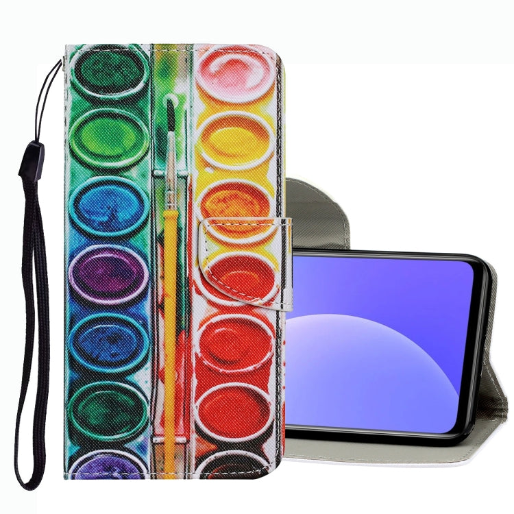 Coloured Drawing Pattern Leather Phone Case