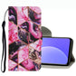 Coloured Drawing Pattern Leather Phone Case
