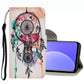 Coloured Drawing Pattern Leather Phone Case