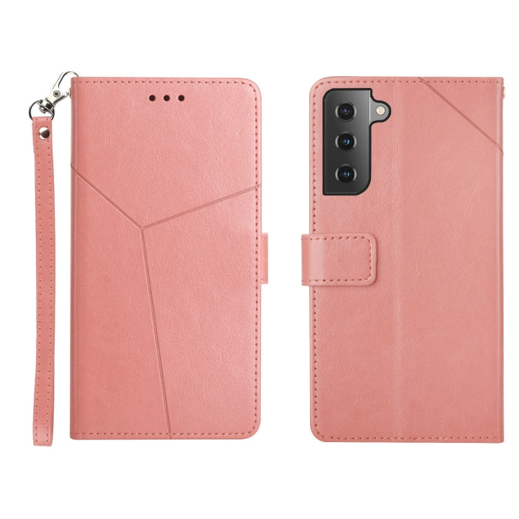 Y Stitching Horizontal Flip Leather Phone Case, For Samsung Galaxy S22, For Samsung Galaxy S22+, For Samsung Galaxy S22 Ultra