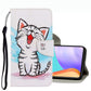 3D Colored Drawing Leather Phone Case