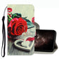 3D Colored Drawing Leather Phone Case
