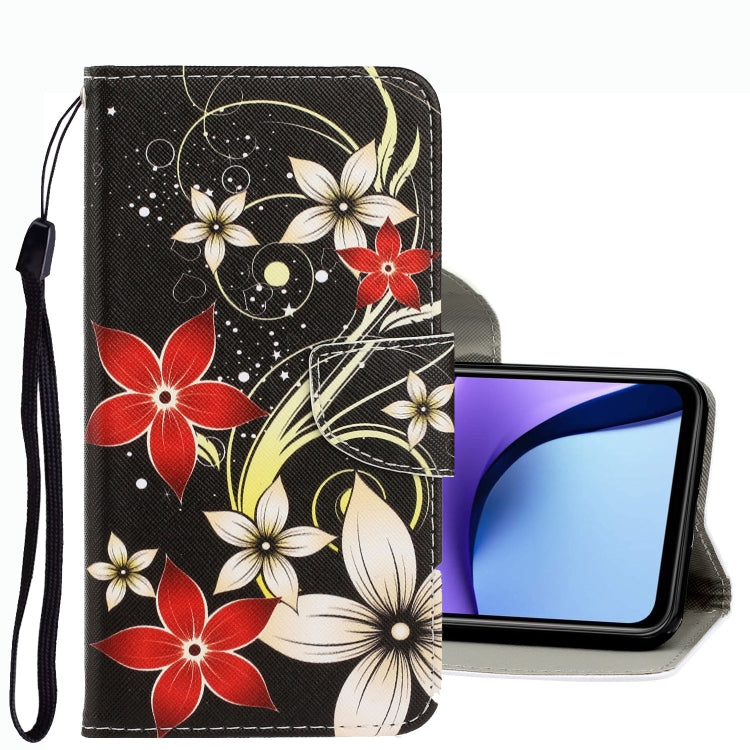 3D Colored Drawing Leather Phone Case